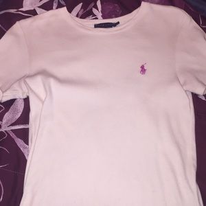 A Ralph Lauren Creme Polo Shirt